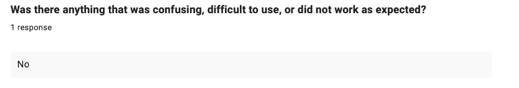 Stakeholder feedback response, 14:07:04